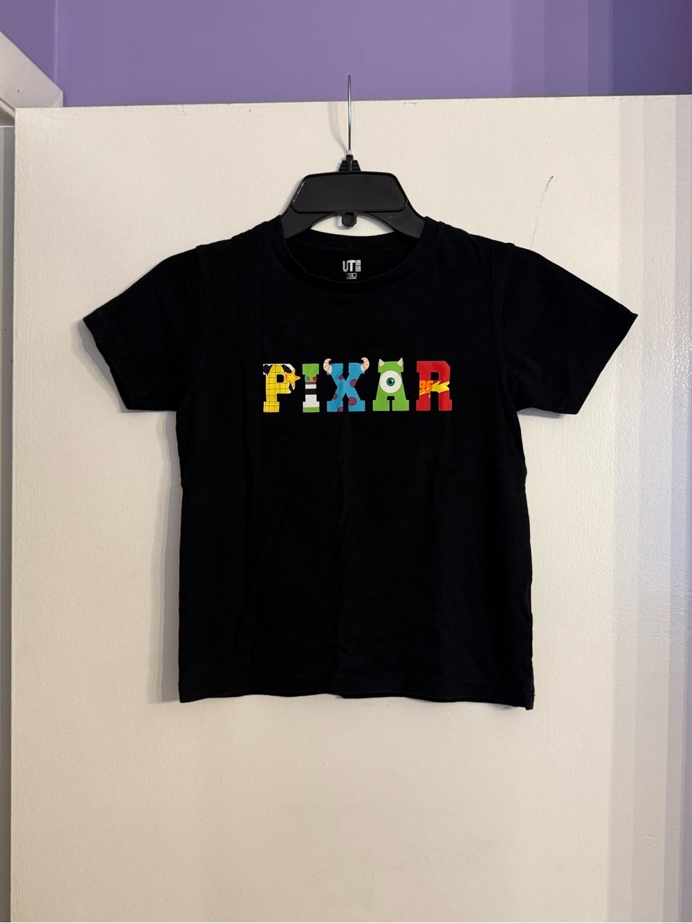 Uniqlo Black Pixar Baby Tee